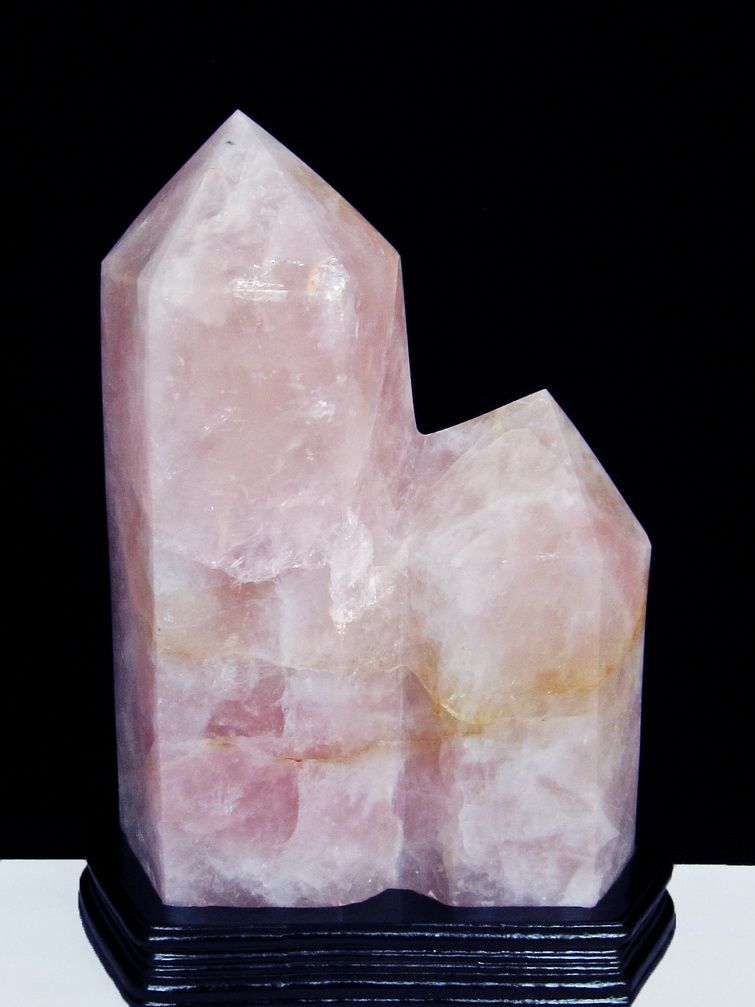 ★ご予約品 ご注文から3ヵ月後の発送予定 ty★ 13.6Kg ローズクォーツダブルポイント 同梱不可 [T59-1034]