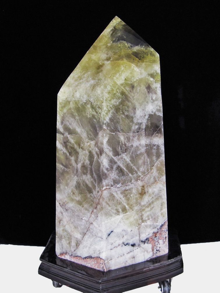 184.4Kg シトリン水晶 六角柱 同梱不可 [T59-1038]