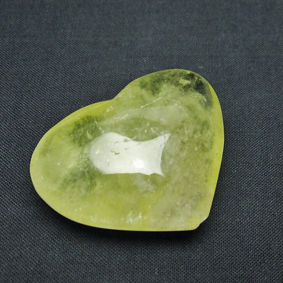 シトリンハート 置物[T593-1172]