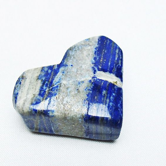 ラピスラズリ ハート 置物[T593-1324]