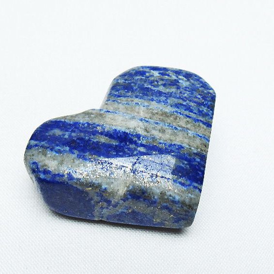 ラピスラズリ ハート 置物[T593-1325]