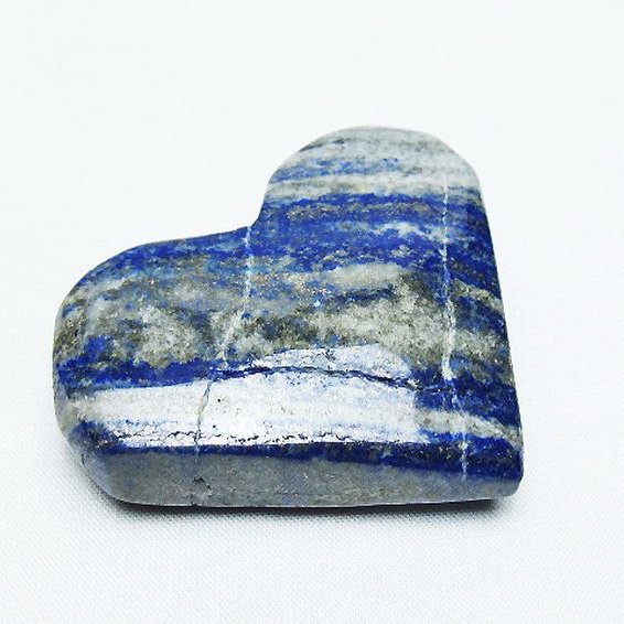 ラピスラズリ ハート 置物[T593-1349]