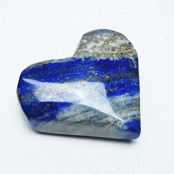 ラピスラズリ ハート 置物[T593-1403]