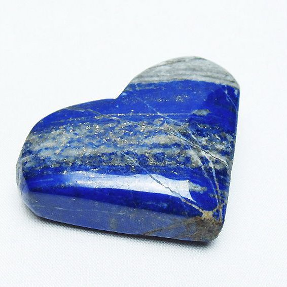 ラピスラズリ ハート 置物[T593-1407]