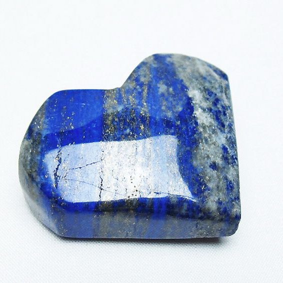 ラピスラズリ ハート 置物[T593-1408]