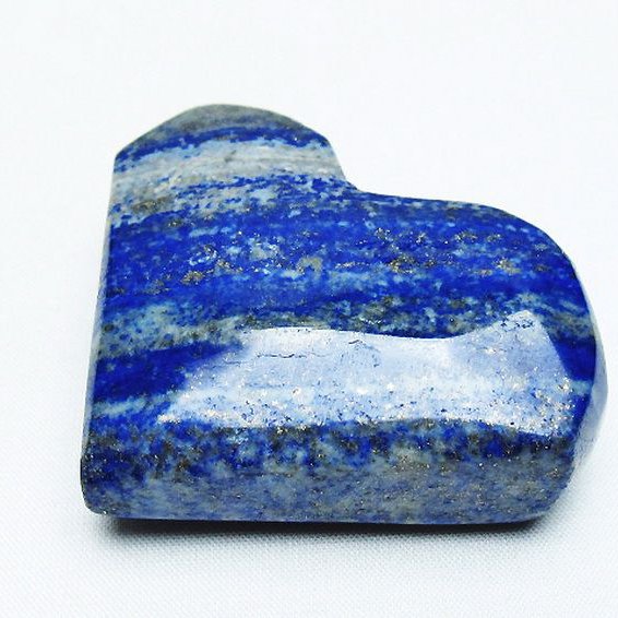 ラピスラズリ ハート 置物[T593-1413]
