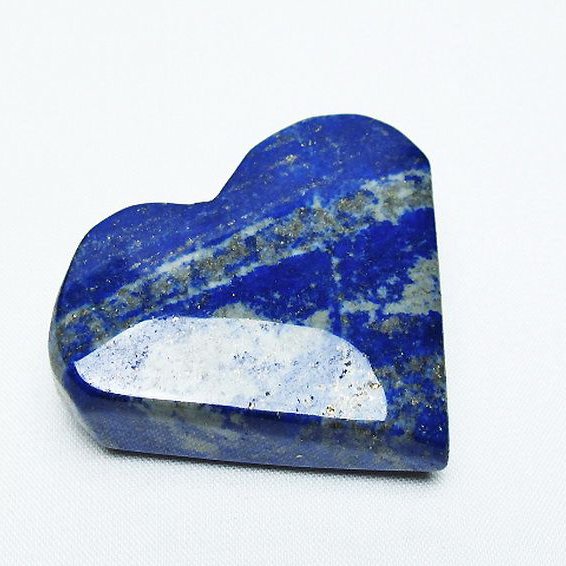 ラピスラズリ ハート 置物[T593-1442]