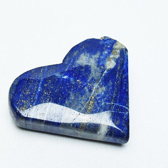 ラピスラズリ ハート 置物[T593-1448]