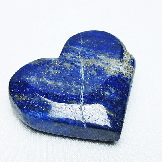 ラピスラズリ ハート 置物[T593-1449]