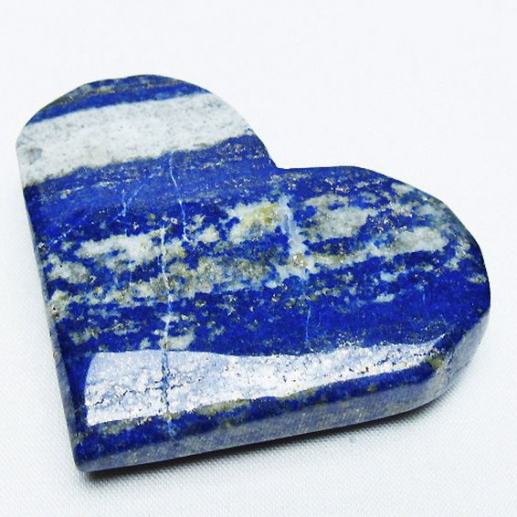 ラピスラズリ ハート 置物[T593-1460]