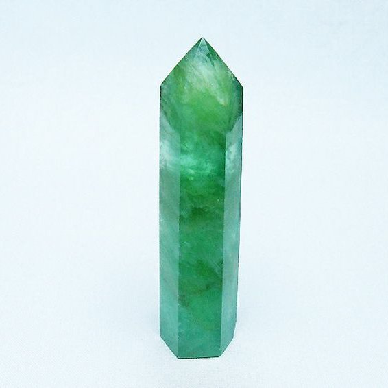 フローライト 六角柱 [t594-3428]