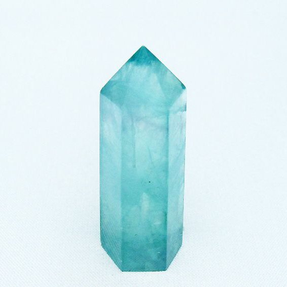 フローライト 六角柱 [t594-3484]