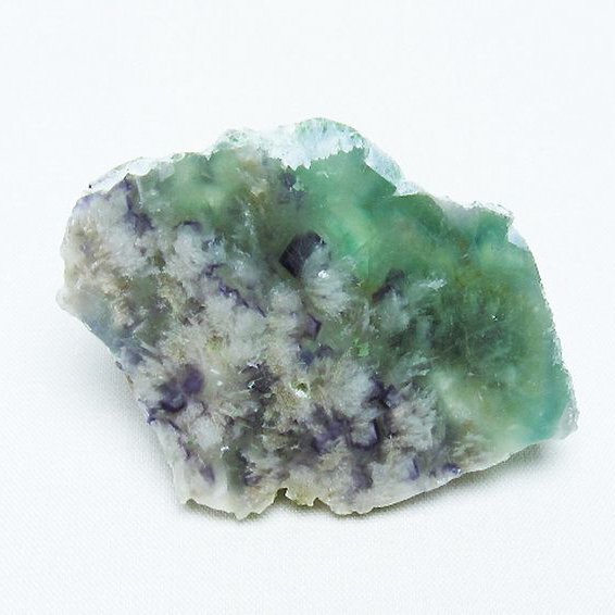 エンジェルフェザー フローライト 原石[T599-2592]