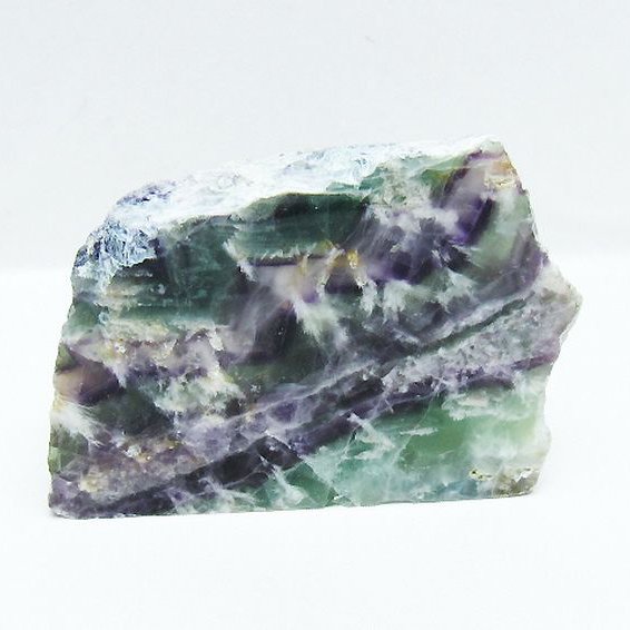 1.1Kg エンジェルフェザー フローライト 原石[T599-2724]