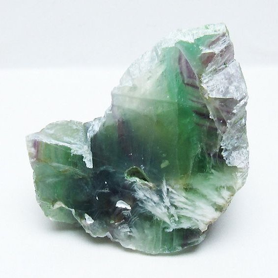 エンジェルフェザー フローライト 原石[T599-2743]