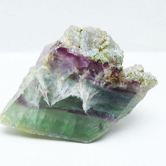 1Kg エンジェルフェザー フローライト 原石[T599-2744]