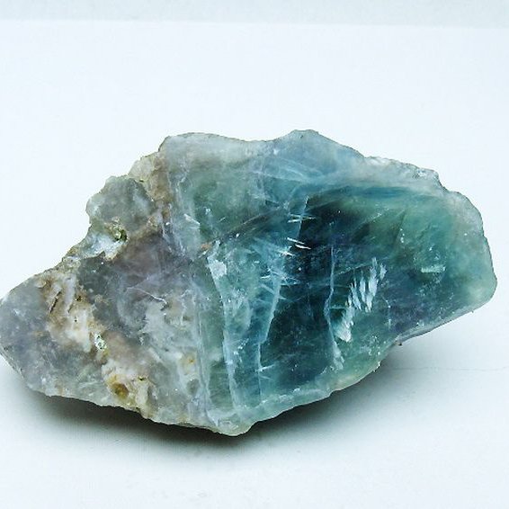 エンジェルフェザー フローライト 原石 [t599-2843]