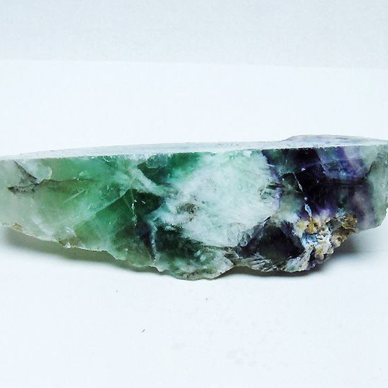 エンジェルフェザー フローライト 原石 [t599-2851]