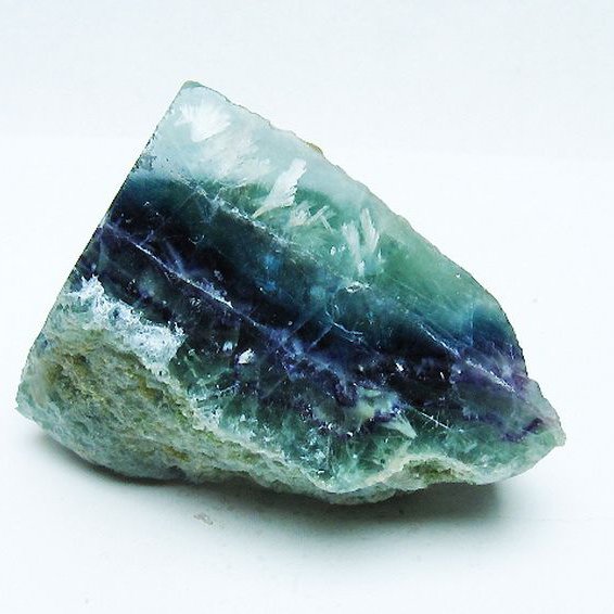 エンジェルフェザー フローライト 原石 [t599-2857]