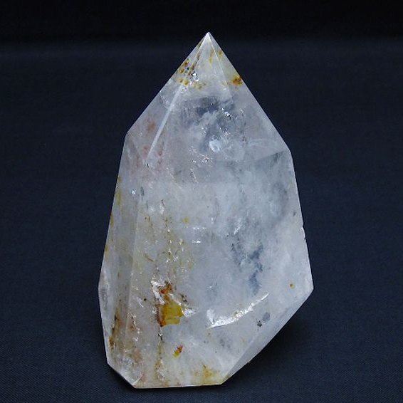 虹入り ヒマラヤ水晶 六角柱[T60-27508]