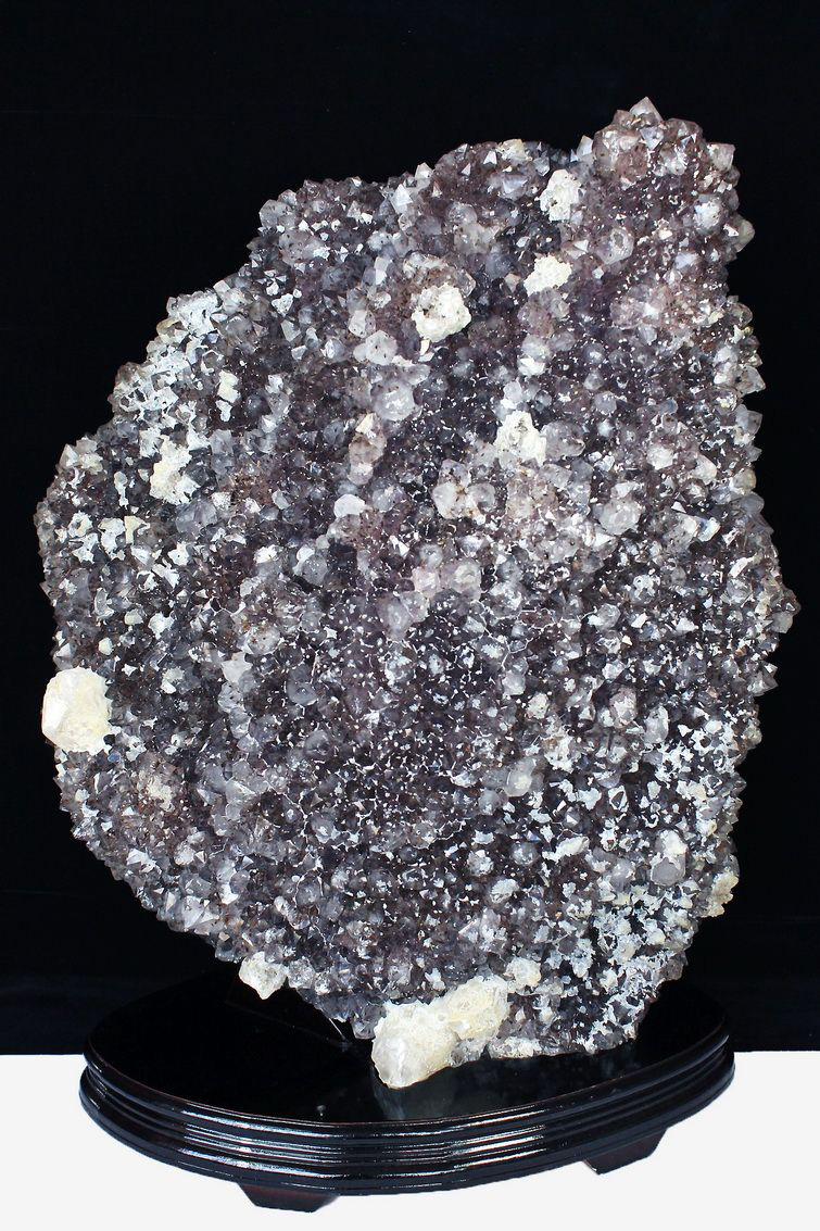 28.6Kg フラワーアメジスト カルサイト共生 クラスター 同梱不可[T603-8927]