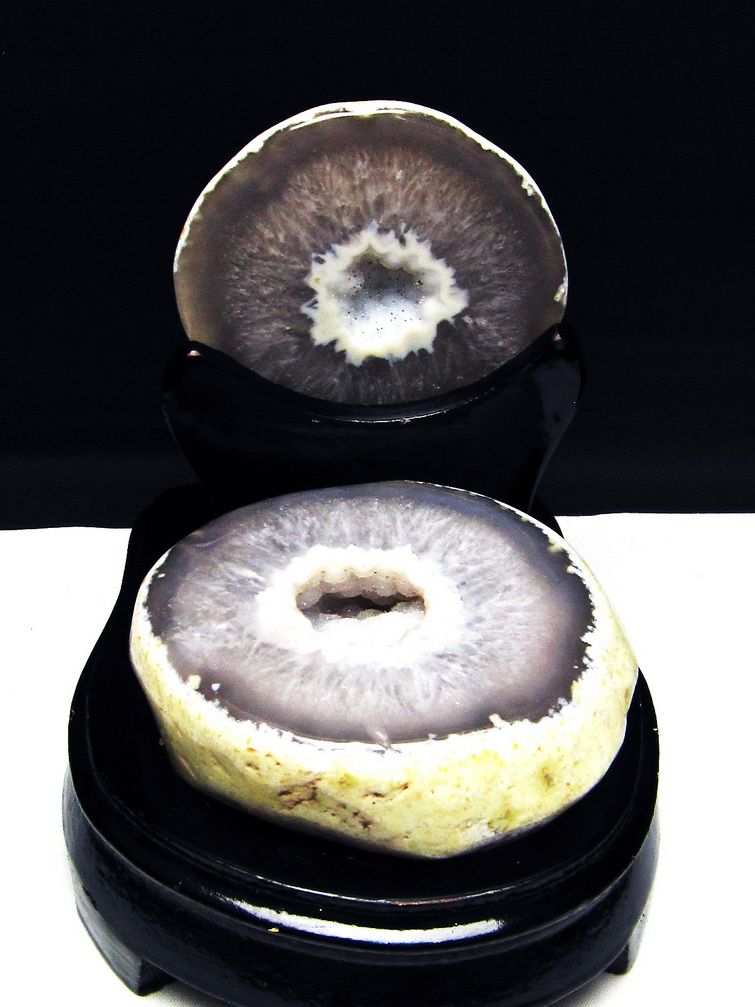 ペア水晶トレジャーメノウ[T604-7428]