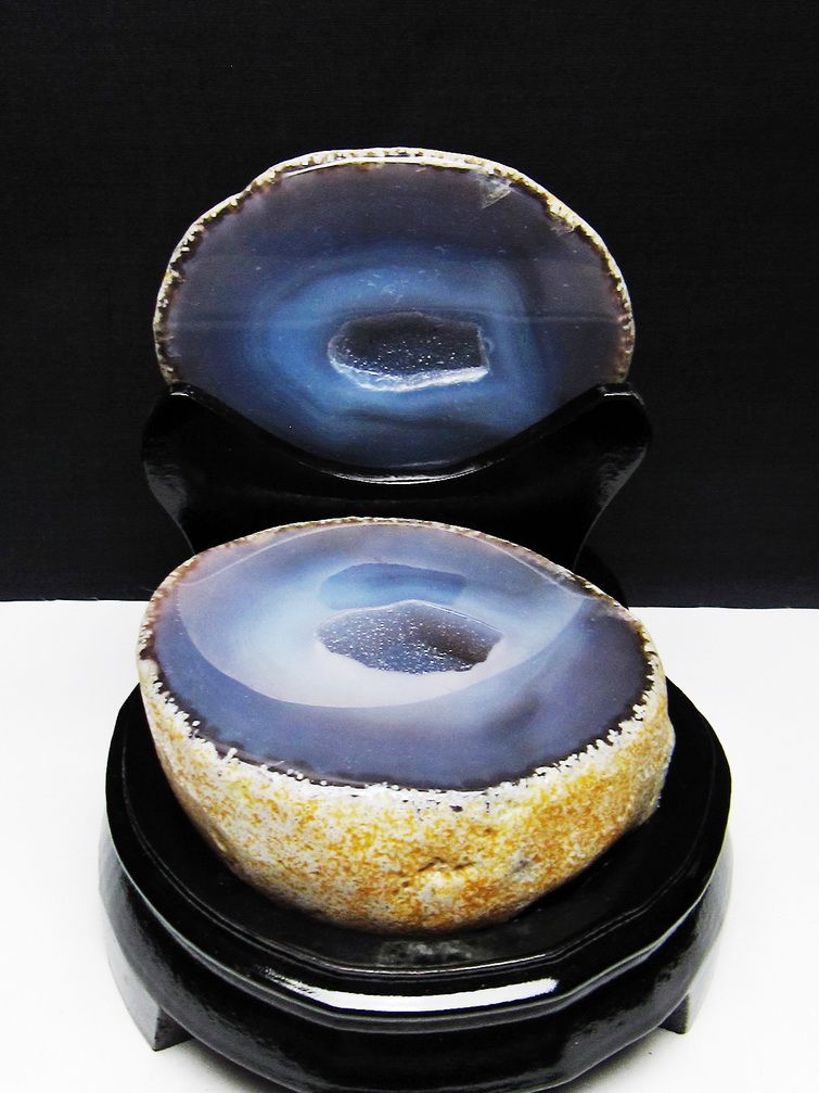 1.2Kg ペア水晶トレジャーメノウ[T604-7642]