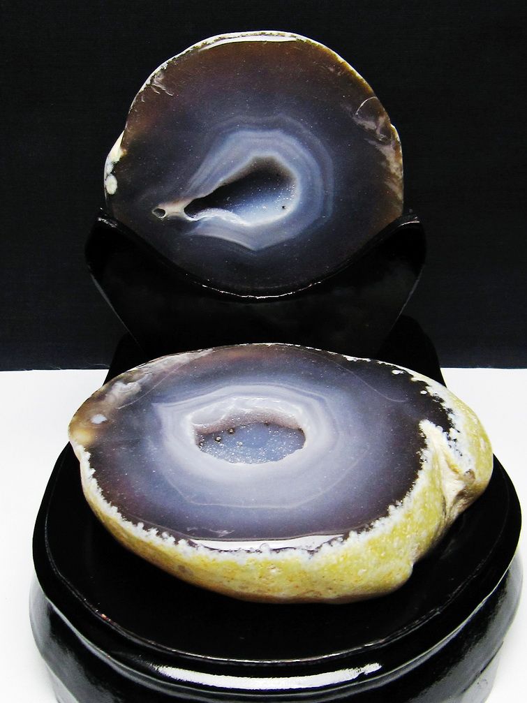 1.2Kg ペア水晶トレジャーメノウ [t604-7646]