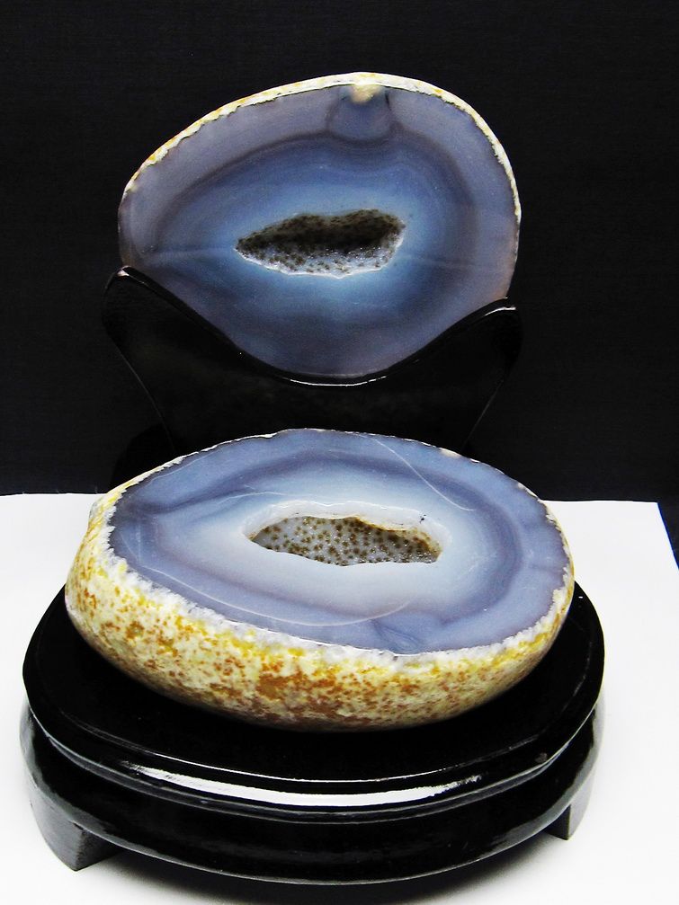 2.3Kg ペア水晶トレジャーメノウ[T604-7655]