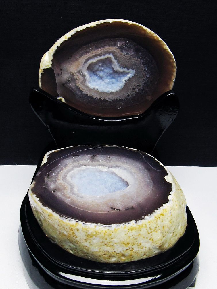 1Kg ペア水晶トレジャーメノウ [t604-7682]