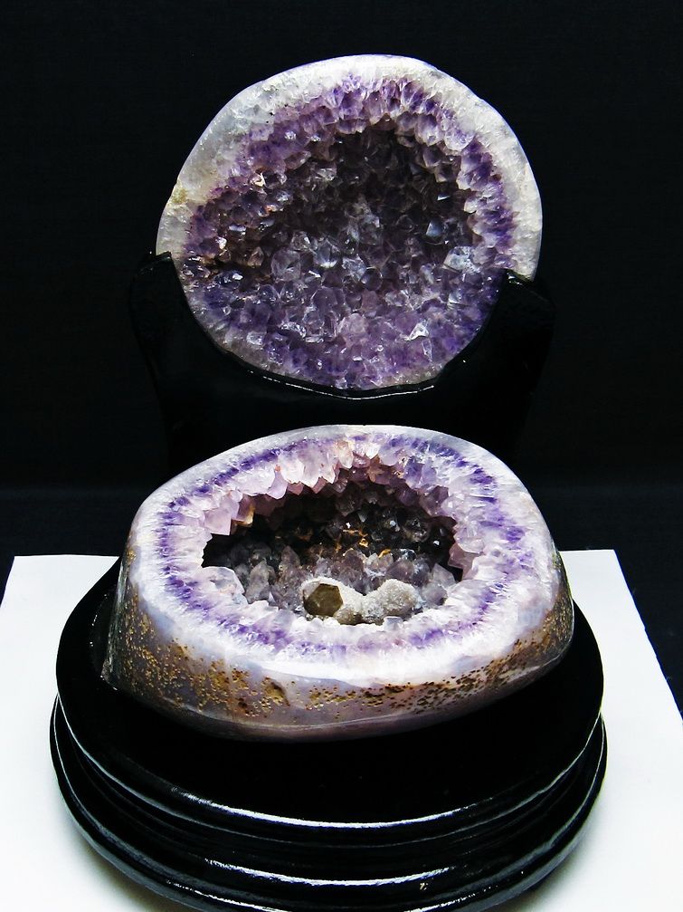 2Kg ペア水晶トレジャーアメジスト[T604-7726]