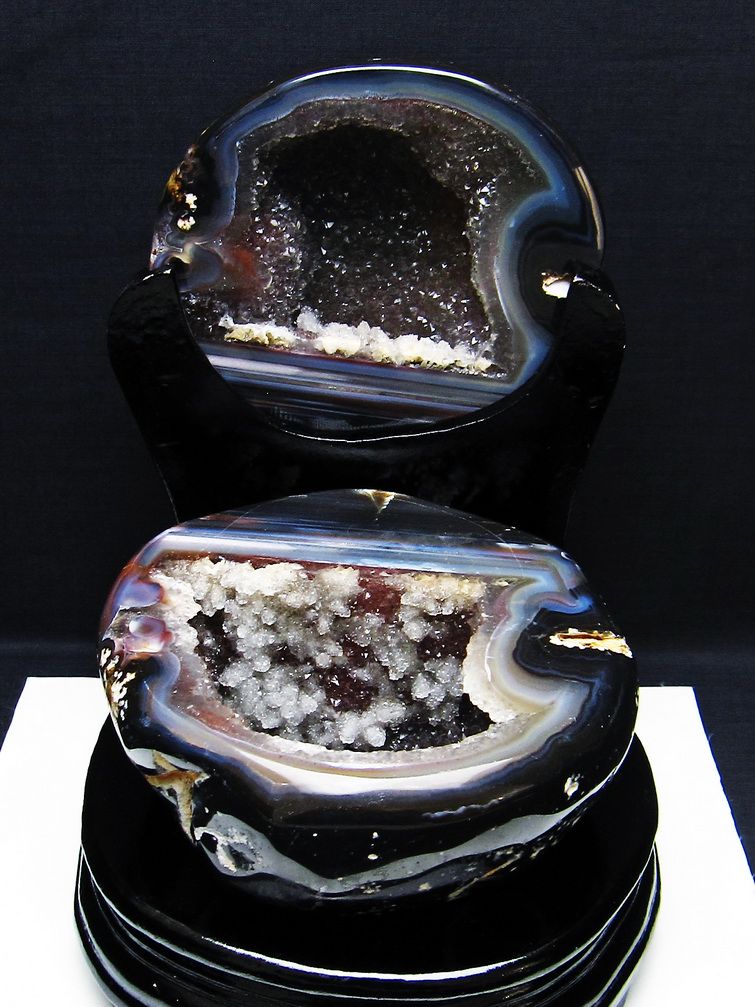 2.8Kg ペア水晶トレジャーメノウ[T604-7729]