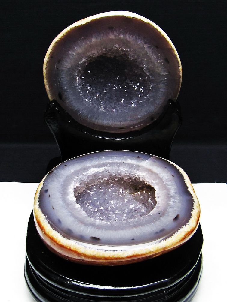 1.5Kg ペア水晶トレジャーメノウ[T604-7761]