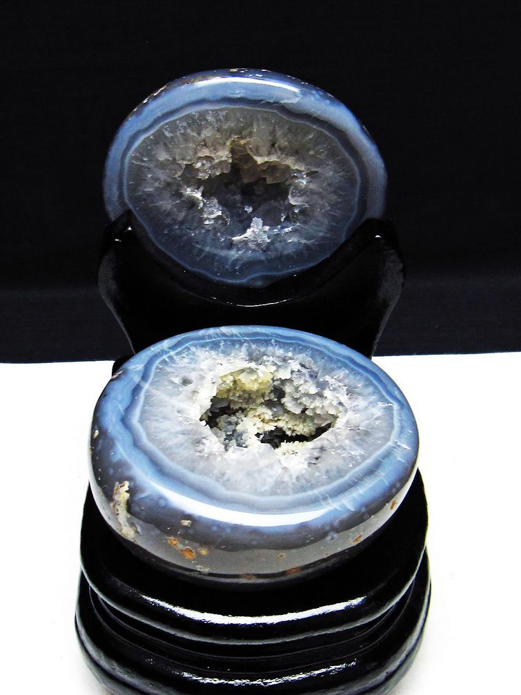 ペア水晶トレジャーメノウ[T604-7774]