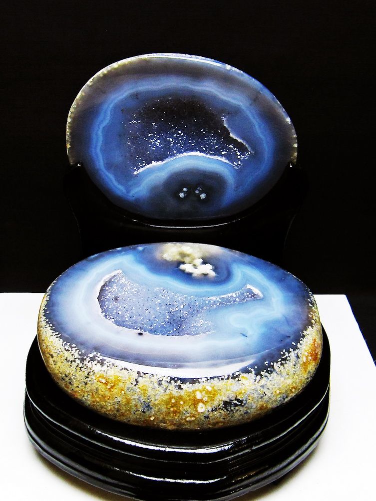 2.6Kg ペア水晶トレジャーメノウ [t604-7903]