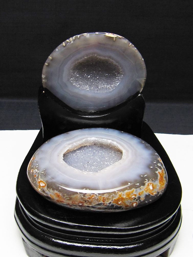 ペア水晶トレジャーメノウ [t604-8142]