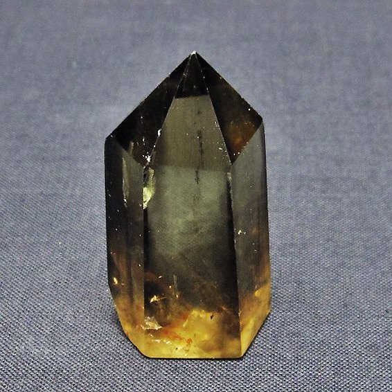 シトリン水晶 六角柱[T61-13379]