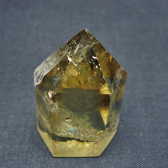 シトリン水晶 六角柱[T61-13982]