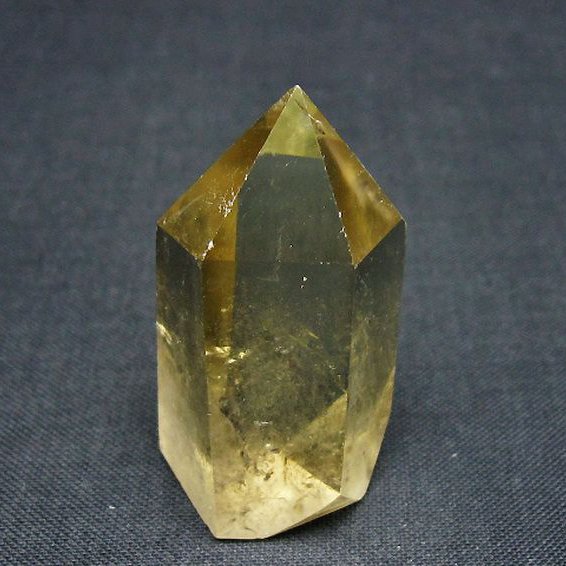 シトリン水晶 六角柱[T61-13999]
