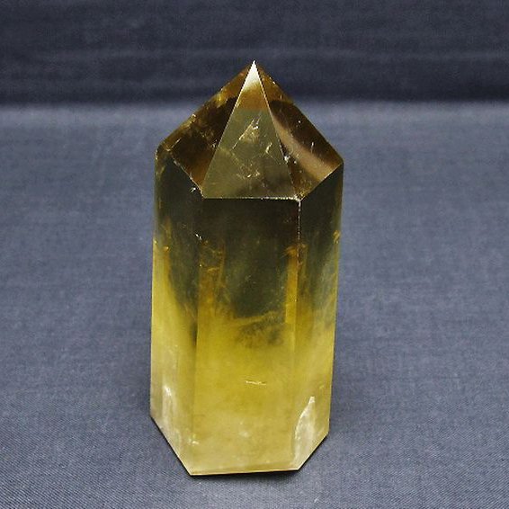 シトリン水晶 六角柱[T61-14028]