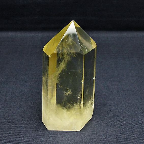 シトリン水晶 六角柱[T61-14032]