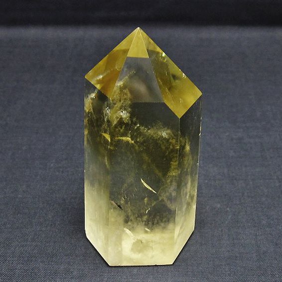 シトリン水晶 六角柱[T61-14036]