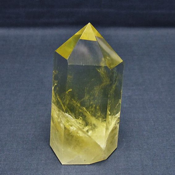 シトリン水晶 六角柱[T61-14037]