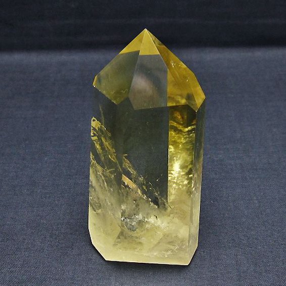 シトリン水晶 六角柱[T61-14066]