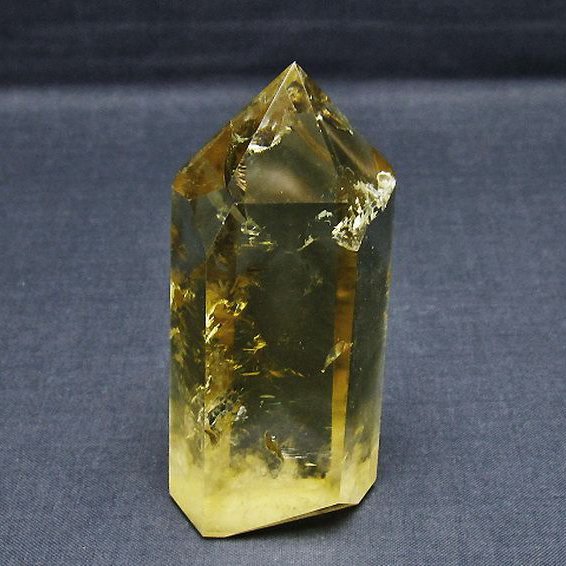 シトリン水晶 六角柱[T61-14071]