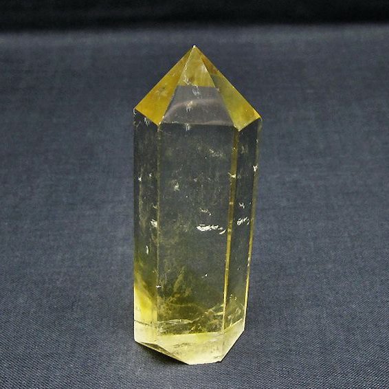 シトリン水晶 六角柱[T61-14153]