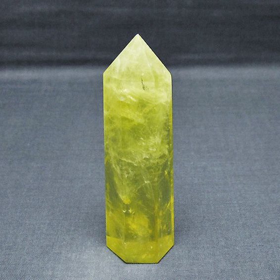 シトリン水晶 六角柱[T61-14398]