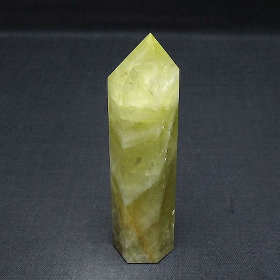 シトリン水晶 六角柱[T61-14489]