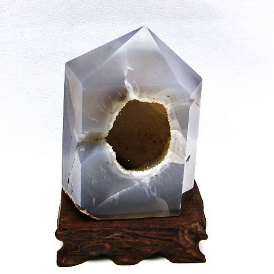 アゲート笑口 六角柱[T610-12085]