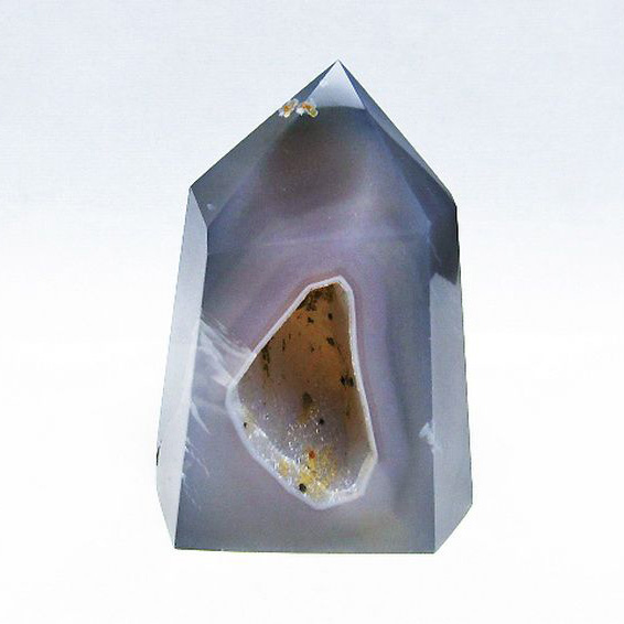 アゲート 笑口  六角柱[T610-12122]